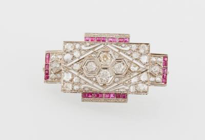 Diamantbrosche zus. ca.1,90 ct - Jewellery