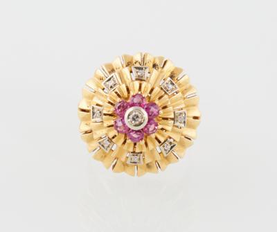 Diamant Rubin Ring - Jewellery
