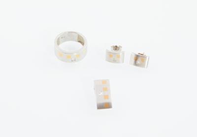 Diamantgarnitur zus. ca. 0,20 ct - Jewellery