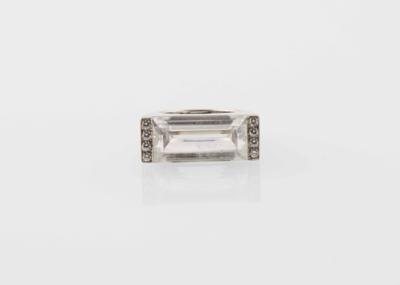 Brillant Bergkristall Ring - Klenoty