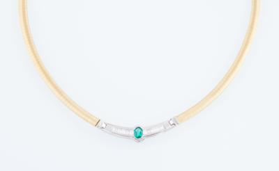 Diamant Smaragd Collier - Jewellery