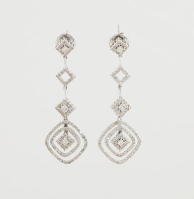Diamant Ohrsteckgehänge zus. ca. 2,25 ct - Jewellery