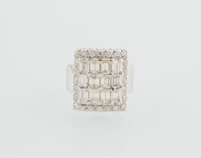 Diamantring zus. ca. 3,60 ct - Klenoty