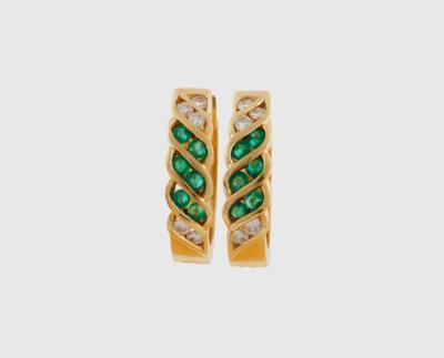Brillant Smaragdohrringe - Jewellery