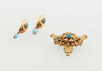 Schmuckgarnitur mit behandelten Türkisen - Jewellery