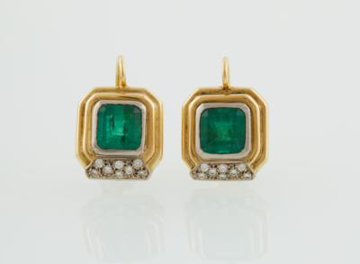 Smaragdohrringe zus. ca. 3 ct - Jewellery
