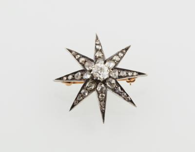 Diamantbrosche zus. ca.1,40 ct - Jewellery