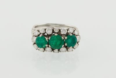 Smaragdring zus. ca. 1,80 ct - Jewellery
