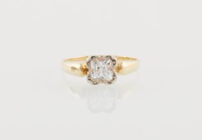 Altschliffbrillantsolitär Ring ca. 1,10 ct G-H/si - Jewellery
