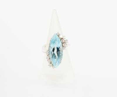 Aquamarin Ring ca. 15 ct - Jewellery