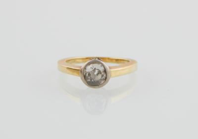 Altschliffdiamantsolitär Ring ca. 0,80 ct - Jewellery