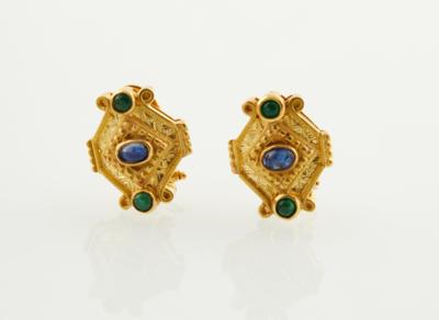 Farbstein Ohrclips - Jewellery