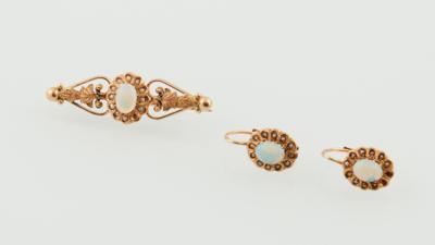 Opal Halbperlen Schmuckgarnitur - Jewellery
