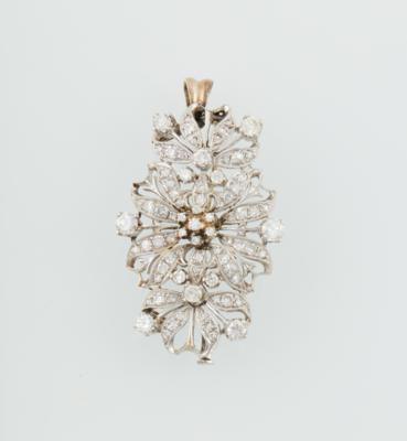 Diamantanhänger zus. ca. 3,40 ct - Gioielli