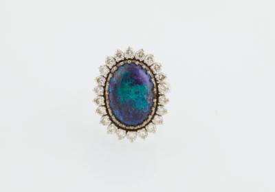 Brillantring mit synthetischem Opal - Jewellery
