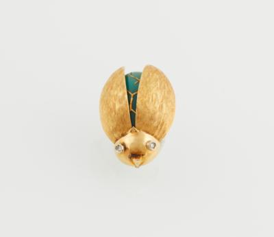 Achtkantdiamant Brosche Käfer - Jewellery