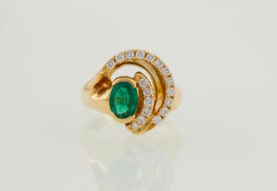 Smaragdring ca. 0,85 ct - Jewellery