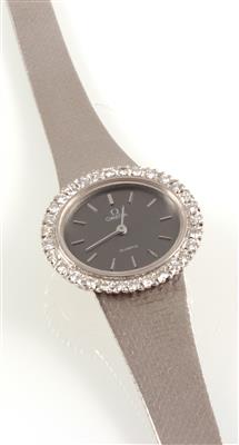 Omega Brillant Damenarmbanduhr zus. ca. 0,60 ct - Schmuck