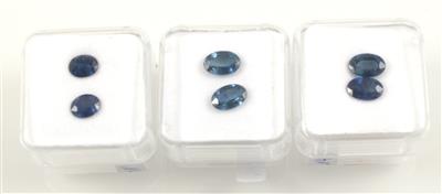 6 lose Saphire zus. ca. 3,2 ct - Klenoty