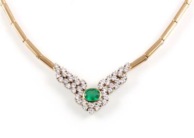 Brillantcollier zus. ca. 1,80 ct - Gioielli