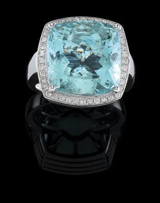 Aquamarinring 17,28 ct - Schmuck