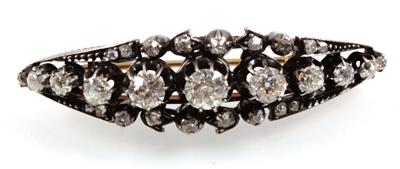 Diamantbrosche zus. ca. 2,6 ct - Jewellery