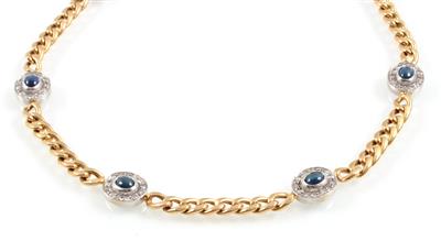 Saphir-Diamantcollier - Jewellery