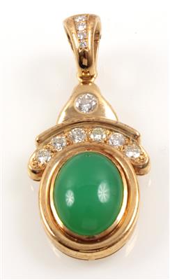 Brillant Chrysoprasanhänger - Jewellery