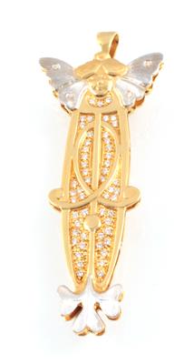 Brillantanhänger zus. ca. 0,55 ct - Schmuck