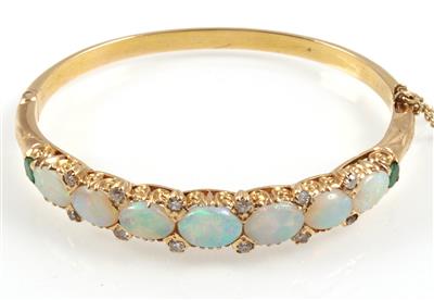 Opal Brillantarmreif - Jewellery