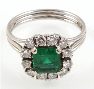 Brillant Smaragdring - Jewellery