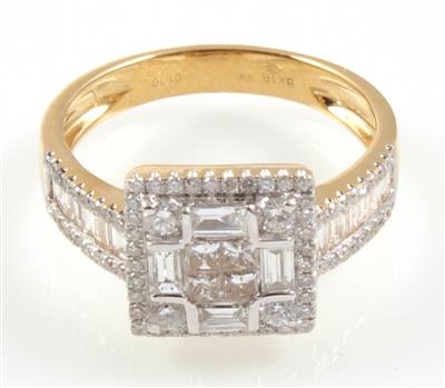 Diamantring zus. 1,10 ct - Schmuck Summersale