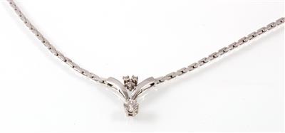 Brillantcollier zus. ca. 0,50 ct - Klenoty