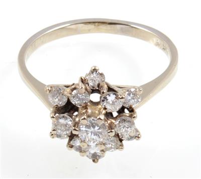 Brillantdamenring zus. ca. 0,60 ct - Schmuck Summersale