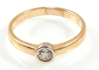 Brillantsolitärring ca. 0,15 ct - Klenoty