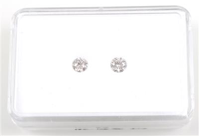 2 lose Brillanten zus.0,99 ct - Gioielli