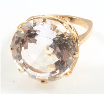 Bergkristallring - Diamanten und Farbsteine - HERBSTSPECIAL