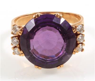 Brillant Amethystring - Schmuck