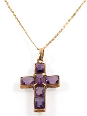 Amethystkreuz - Schmuck