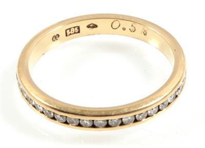 Brillantmemoryring zus. 0,58 ct - Klenoty