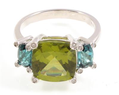 Peridot Topas Ring - Jewellery