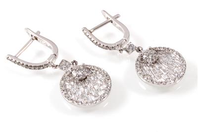 Diamantohrgehänge zus.1,02 ct - Jewellery