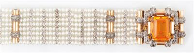 Diamant Kulturperlenarmband - Schmuck