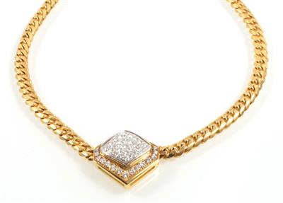 Brillantcollier zus. 1,20 ct - Schmuck