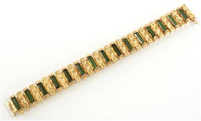 Turmalinarmband zus. ca. 21 ct - Gioielli