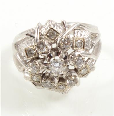 Brillantring zus. ca. 0,60 ct - Klenoty