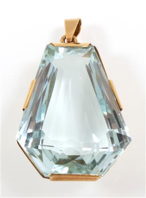 Aquamarinanhänger ca. 55 ct - Schmuck