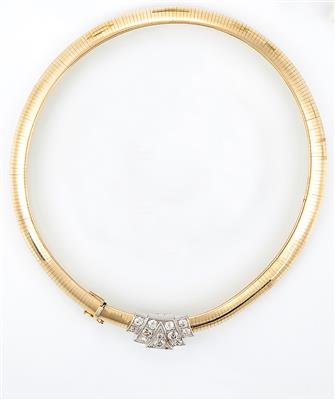 Diamantcollier zus. ca. 1,90 ct - Gioielli