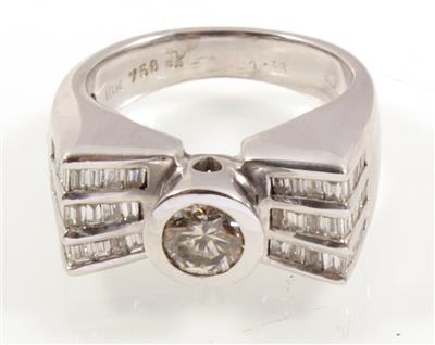 Diamantring zus. ca. 1,38 ct - Klenoty