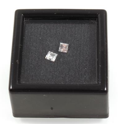 2 lose Diamanten 0,44 ct - Diamanten und exklusive Farbsteinvarietäten